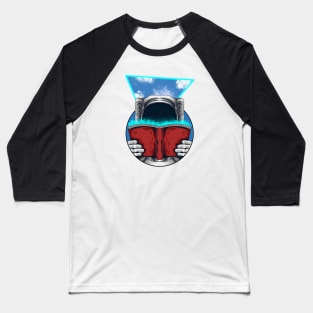 Astronaut Reading A Book Illustration Baseball T-Shirt